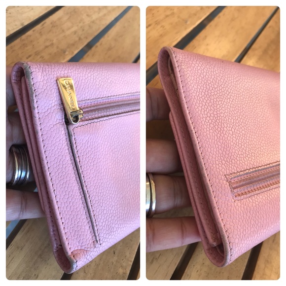 CHANEL CC Logos Trifold Wallet Caviar - Picture 3 of 8